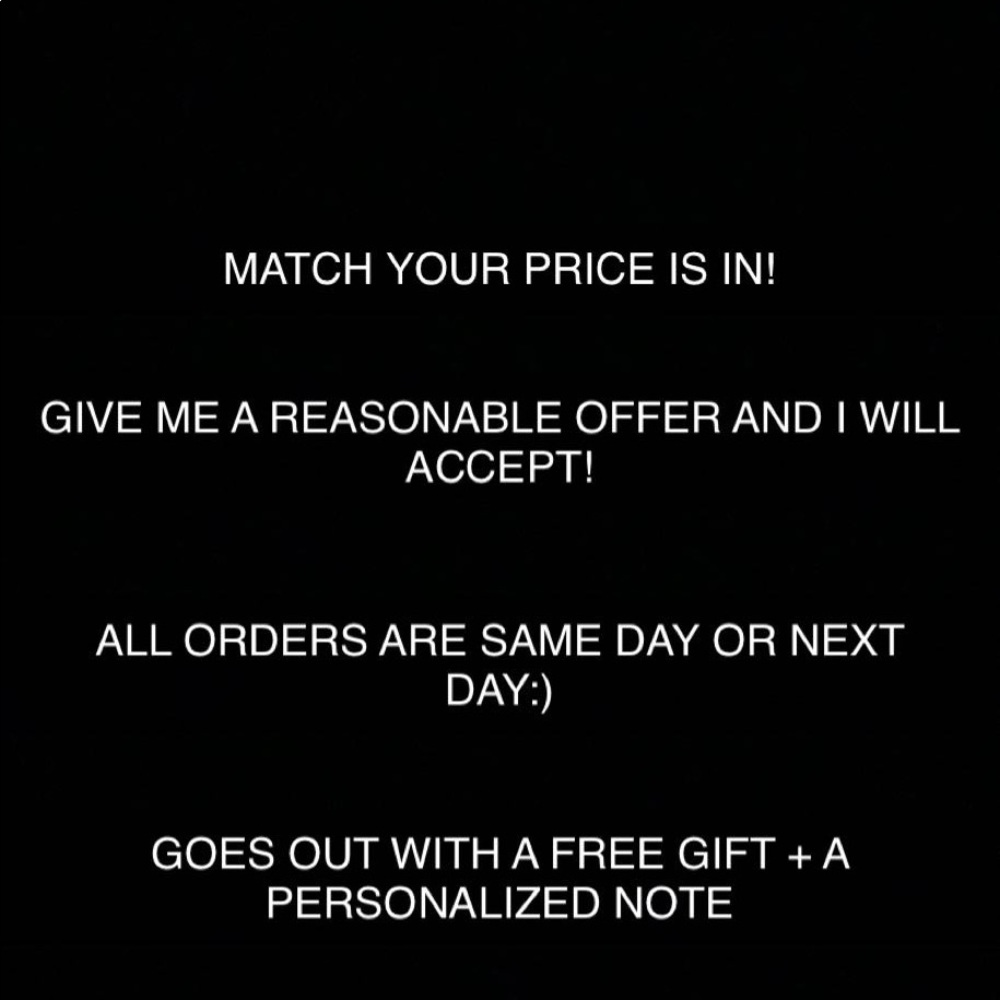 IMPORTANT READ PURCHASE NOW AND ORDER CAN GO OUT AS SOON AS TOMORROW!!!